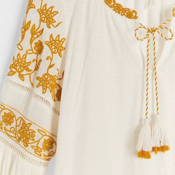 Anthropologie Aja embroidered blouse - Picture 3 of 5